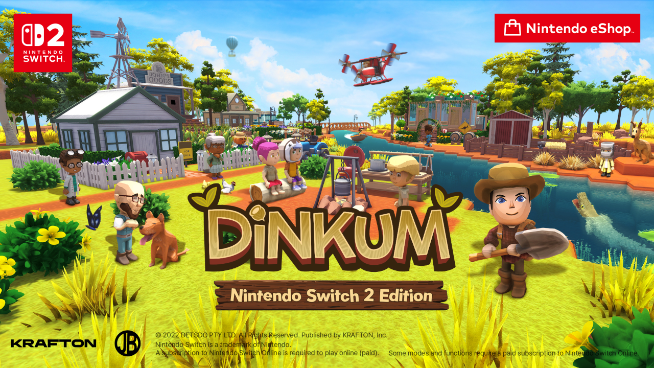 Dinkum, İlk Yılını Yeni Bölge Güncellemesi ve Nintendo Switch 2 ile Kutluyor