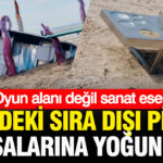 Oyun alani degil sanat eseri abdde sahildeki sira disi pinpon masalarina yogun ilgi cgaETPwH